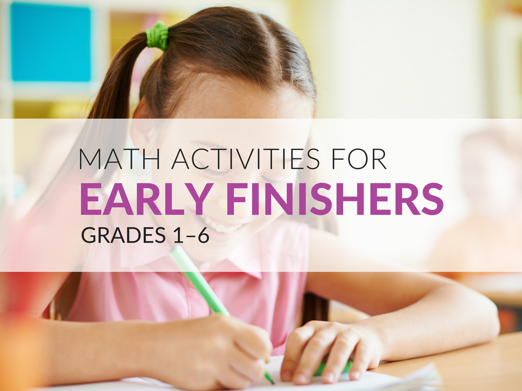 Looking for activities for students who finish early? Here are 37 math early finisher worksheets for elementary students. 