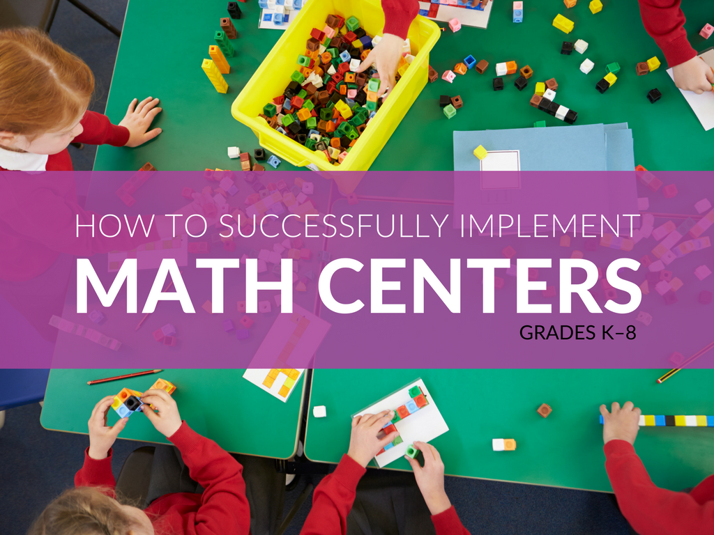 If you have never used math centers or rotations in your classroom, it is probably going to take a while to build the routines and get yourself adjusted to them. I would encourage you to push through the challenges so that you can add this powerful modality of teaching to your repertoire. Check out these 7 Math Center ideas that can be used in the classroom. Plus, free printable Math Center activities!