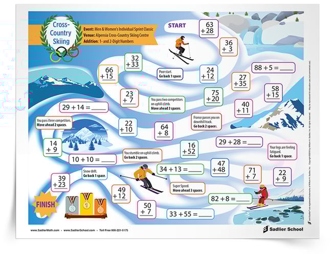 Winter Olympic Math Activities For Elementary Students