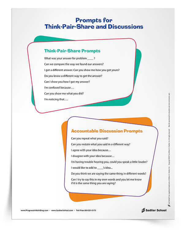 How to Improve Mathematical Discourse in Your Classroom