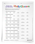 <em>Tell Me What You Think About Math Classes</em> Survey