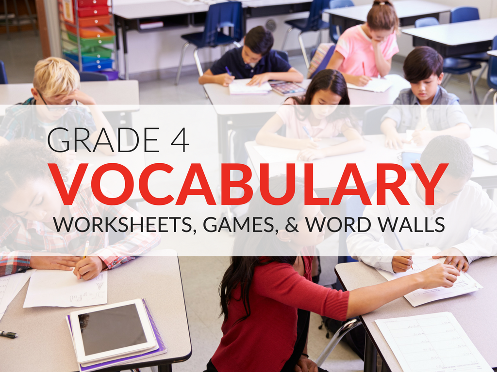 In this article you'll find 4th grade vocabulary worksheets, games, and activities that will make the word building process more exciting for students! 