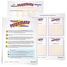 vocab building worksheets