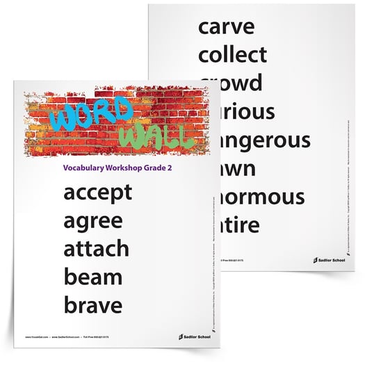 2nd Grade Classroom Word Wall – Download a FREE  'Vocabulary Workshop Word Wall' for your 2nd grade classroom!
