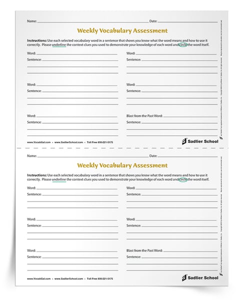 I may be a little crazy, but my favorite part of the week is the vocabulary quiz. I love this assessment because I can individualize the quizzes quickly for each student, and I love to ask them to write sentences about their lives so I get to know them a little better. Because literacy specialists must keep data on student progress, these small, customized quizzes as benchmarks can be so helpful. 