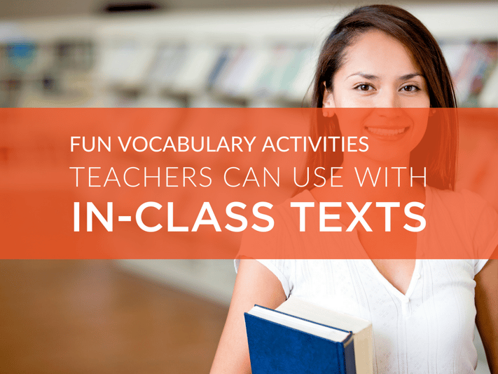 Make it a priority to integrate vocabulary into every aspect of your English class. I really enjoy having students use their vocabulary to discuss the text(s) we are studying in class. Here are a few of my favorite vocabulary activities that can be applied to contextual analysis.
