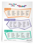 <em>Other Ways to Say “Good"</em> Poster & Tip Sheet