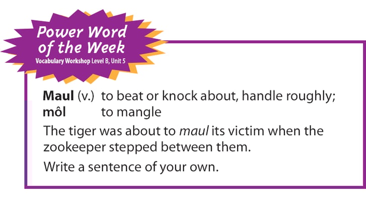 One way teachers can build a word-rich environment in the classroom is by spotlighting a weekly vocabulary word. Use my vocabulary Power Word of the Week to ensure vocabulary instruction occurs daily in your classroom!
