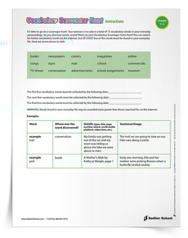 3rd Grade Vocabulary Worksheets, Games, and Resources