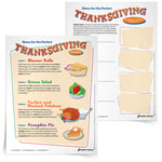 <em>Menu for the Perfect Thanksgiving</em> Vocabulary Activity