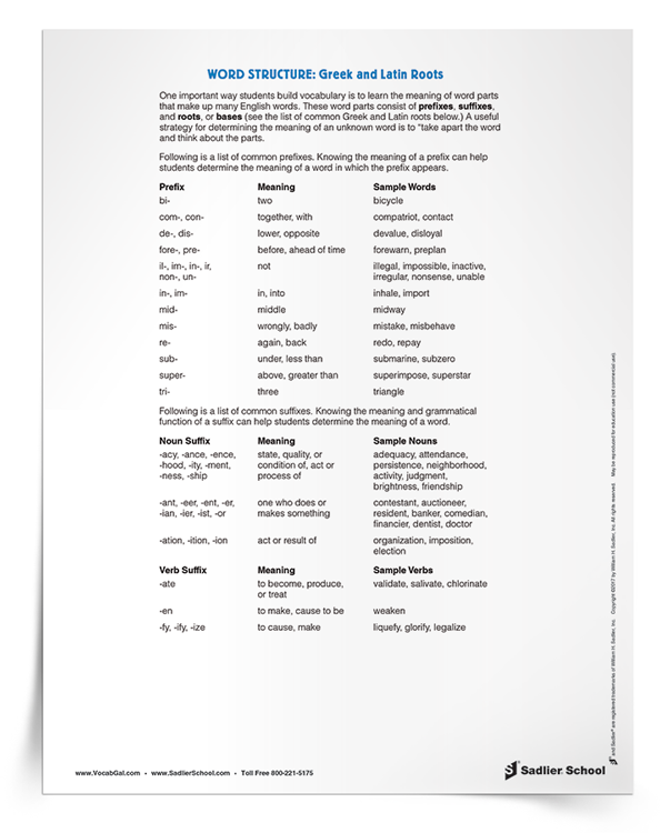 8 Ways to Integrate Greek/Latin Roots into Vocabulary Routines