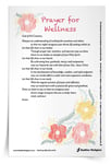 <em>Prayer for Wellness</em> Prayer Card