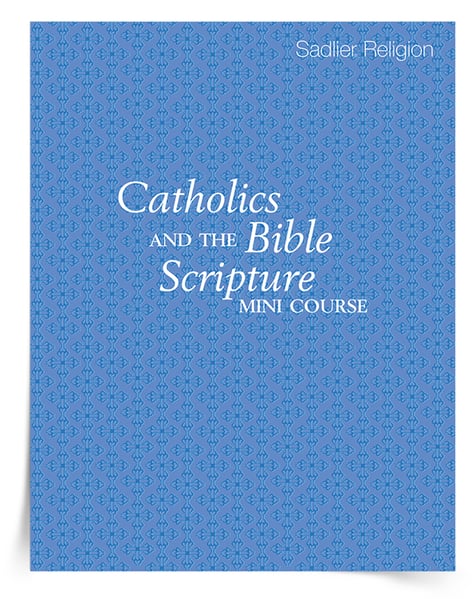 To kick-off your Catholics and the Bible Scripture Mini Course, download the course-pack and let this blog post guide you through the included articles and opportunities for reflection. Consider participating in this mini course over twelve days, twelve weeks, or whatever span of time that best fits your schedule!