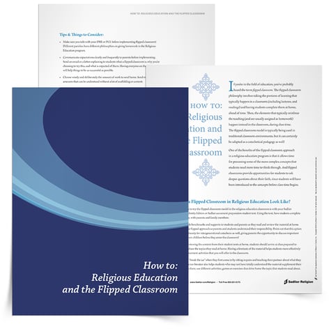 The flipped classroom approach may offer some key benefits to the families and children in your Catholic religious education program, including opportunities for intergenerational catechesis and more dedicated class time for students to explore and discuss their Catholic faith.
