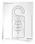 <em>Open Heart Door Hanger</em> Prayer Card