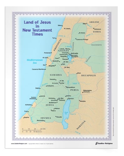 As children study the life and teachings of Jesus, there is a natural opportunity to explore the geographic region in the time in which Jesus lived and taught, and today. Download a Land of Jesus in New Testament Times Faith Fact that families can use during Catholic scripture study. 