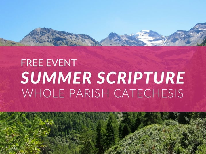 Engage parishioners of all ages with a special, summer-themed event. The Gather in the Garden Summer Scripture Event is a seasonal event designed for summertime whole parish catechesis. 