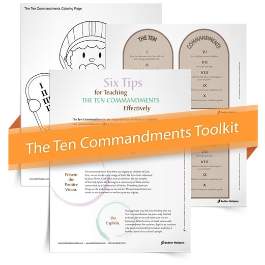 Meet the challenge of teaching the Ten Commandments to youth with a bundle of resources to help catechists, teachers, and parents of students from preschool to high school.