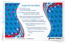 <em>Prayer For Our Nation</em> Prayer Cards