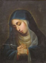 Of all the feasts to honor Mary, the one I love most is Our Lady of Sorrows feast day (September 15).  It recalls not only the sufferings Mary experienced in her life, but also the way she consoles others in the midst of theirs. 