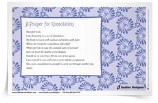 <em>Prayer for Consolation</em> Prayer Card