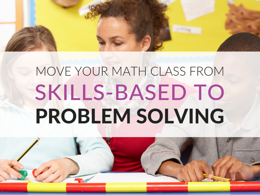 Moving students from having procedural math skills to being able to use those skills to actually solve problems is one of the biggest challenge that faces math teachers. In this article, you'll discover how teachers can get their math classroom moving in the direction of problem-solving. Plus, I am providing a variety of free downloads that supports making the shift from a focus on procedural math skills to a focus on problem-solving.