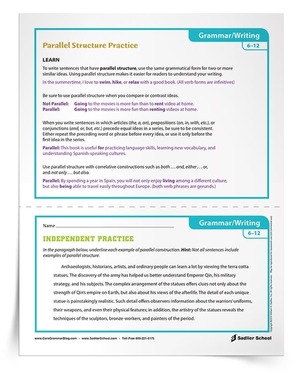 activities-for-parallel-structure-practice-grades-6-12