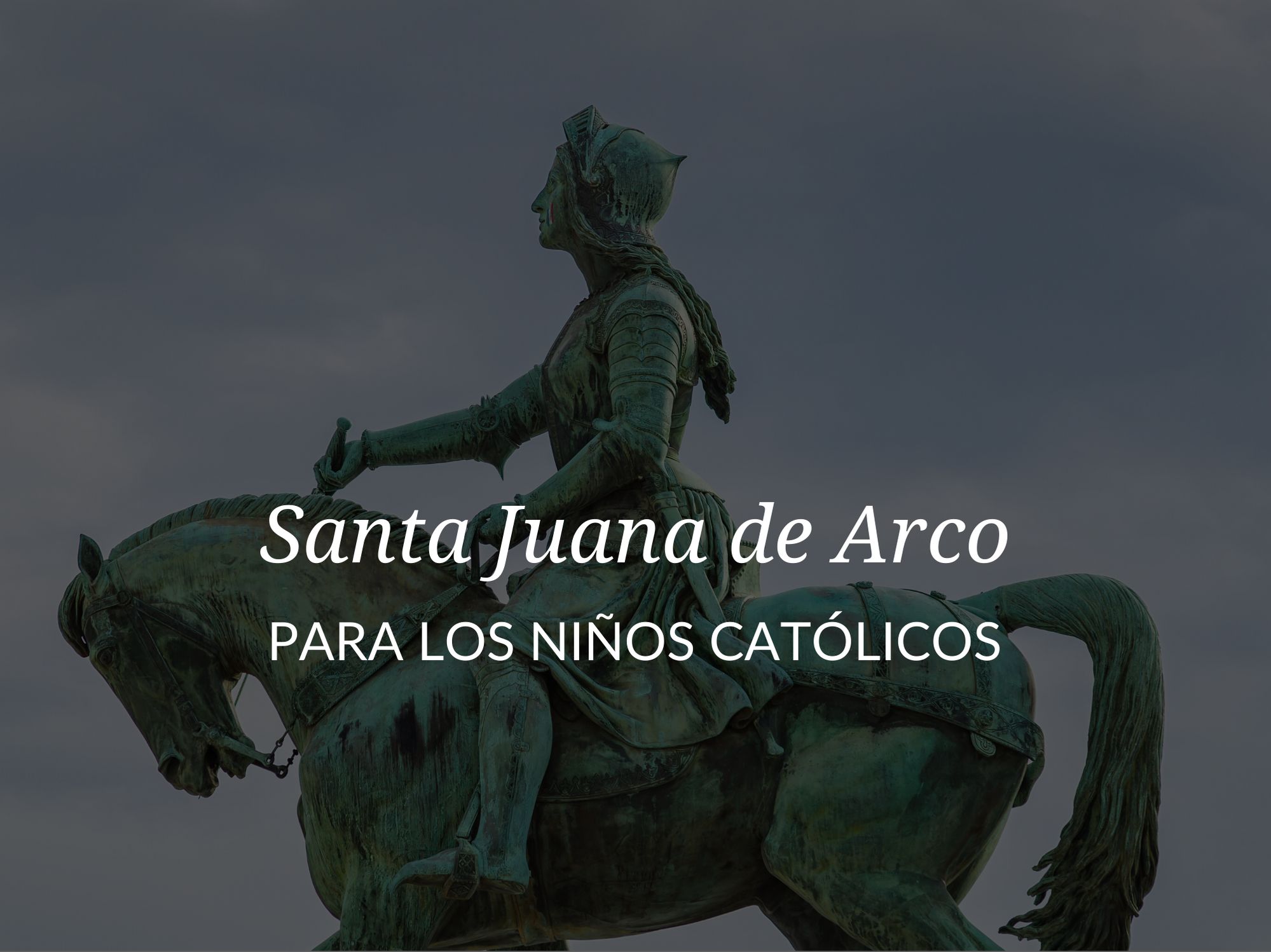 ¡En este artículo, exploraremos a otra santa popular para niños, santa Juana de Arco!