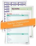 <em>Teacher Organization Printables</em> Kit