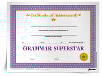 <em>Grammar Certificate of Achievement</em>