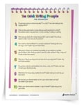 <em>Ten Quick Writing Prompts for Vocabulary</em>