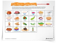 <em>Perfect Menu for a Thanksgiving Feast</em> Shopping Activity