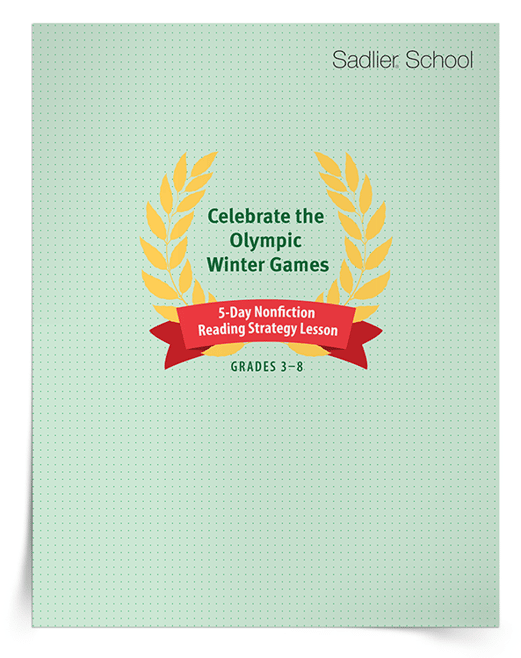 Using the following lessons teachers will help students construct meaning out of nonfiction texts. To assist teachers in implementing the nonfiction reading strategy lessons below, I've compiled all of the Winter Olympic lesson plan resources into a free downloadable kit. This kit includes a week’s worth of nonfiction reading strategies, instructional plans, reading material suggestions, and graphic organizers that coincide with each lesson.