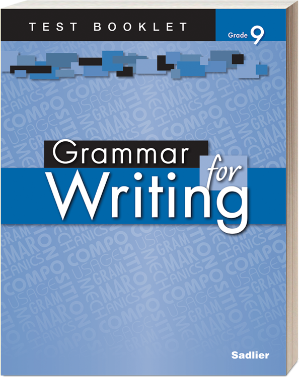Grammar For Writing Grades 6 12 Sadlier School