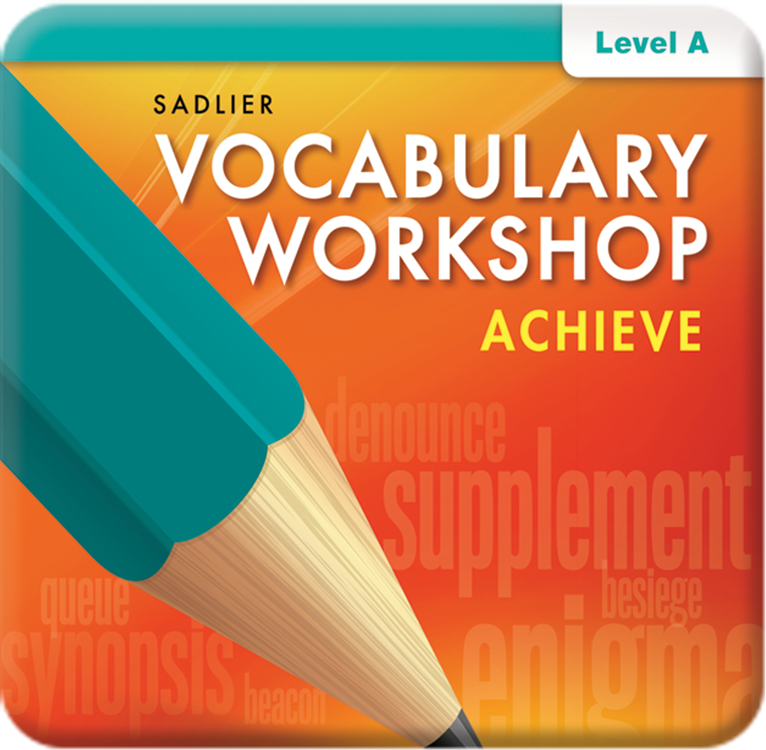 Vocabulary Workshop Achieve Interactive Edition