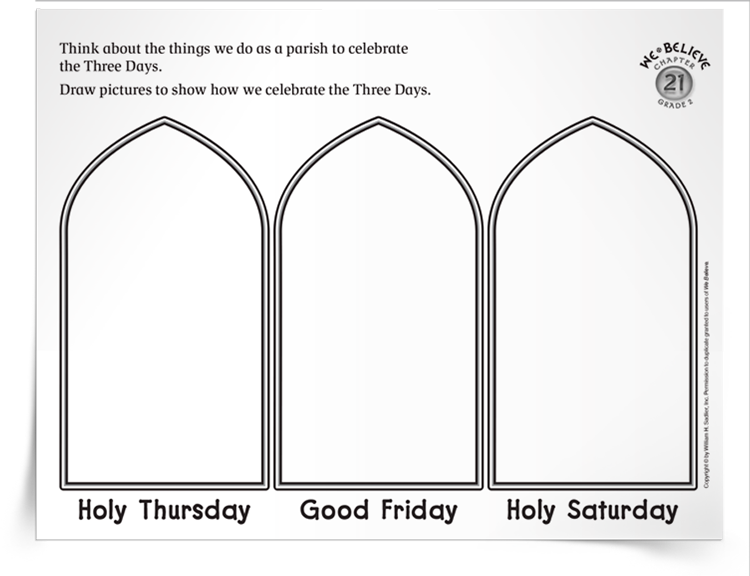 <em>Triduum</em> Primary Activity