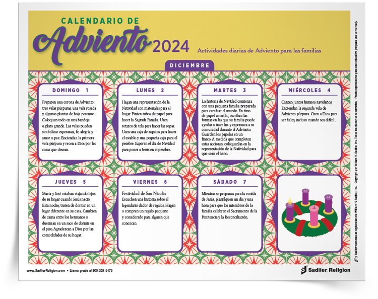 Calendario de <em>Adviento</em>