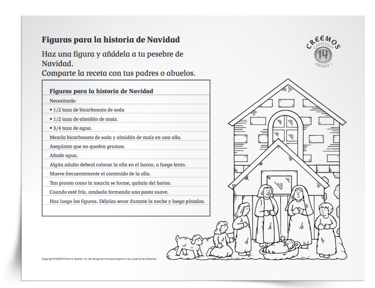 Actividad <em>Figuras para la historia de Navidad</em>