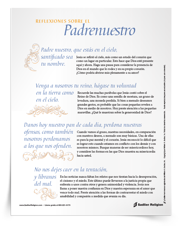 <em>Reflexiones sobre el Padrenuestro</em>