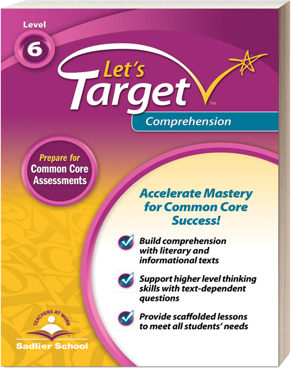 Let's Target Comprehension Grades 18 Sadlier School