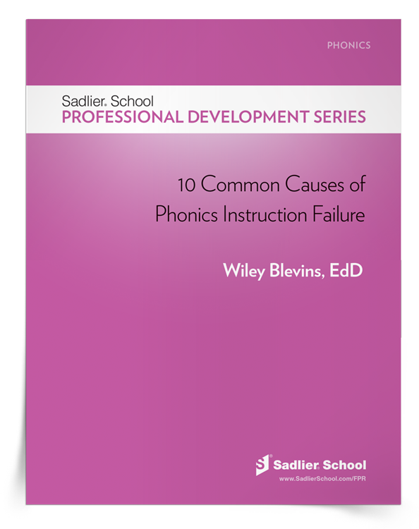 10 Common Causes of Phonics Instruction Failure eBook