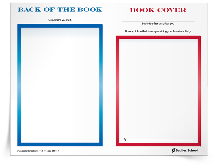 <em>Student Book Cover & Table of Contents</em> Activity