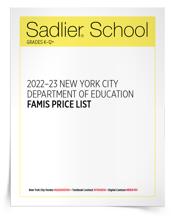 Catalogs Sadlier School
