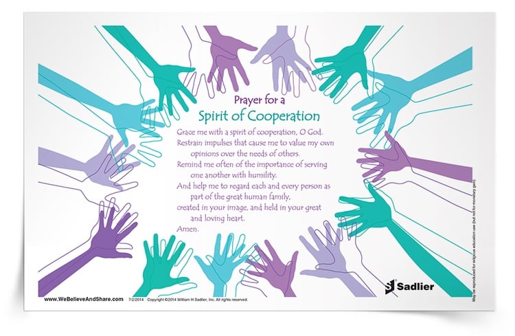 <em>Prayer for Cooperation</em> Prayer Card