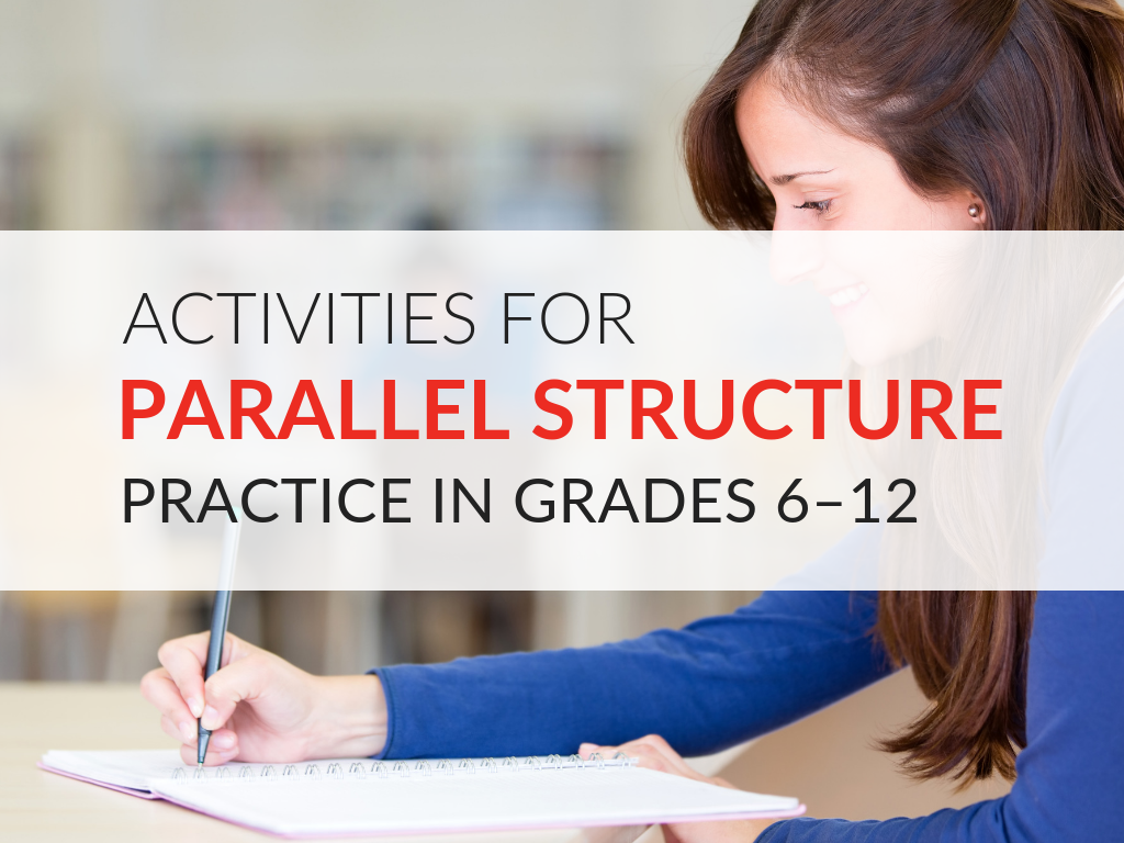 Activities for Parallel Structure Practice, Grades 25–25 In Parallel Structure Worksheet With Answers
