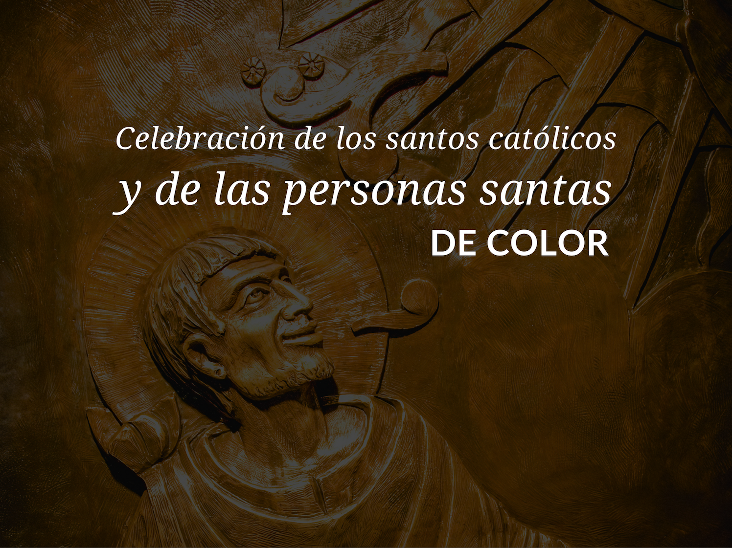 Celebracion de los santos catolicos y de las personas santas de color