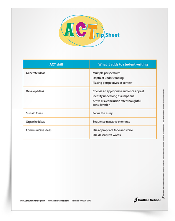 <em>New ACT Test</em> Tip Sheet