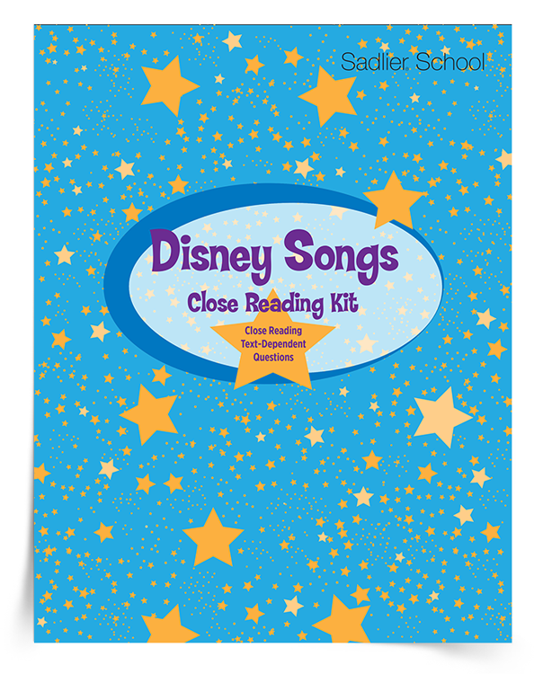 Disney Songs Close Reading Kit