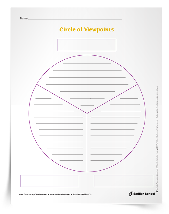 <em>Circle of Viewpoints</em> Graphic Organizers