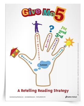 <em>Give Me Five! Reading Strategy</em> Poster & Tip Sheet